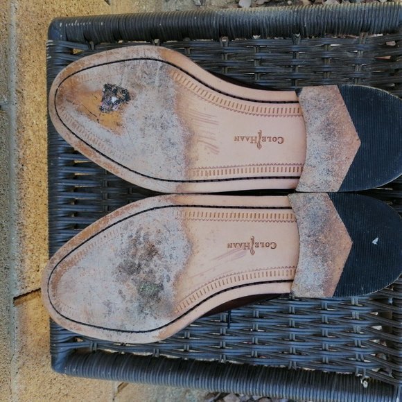 Cole Haan Lexington Men's Burgundy Cap Toe Derby Dress Shoes‎ Size 10.5 - Picture 9 of 10